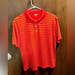 M - Red and White Striped Shirt